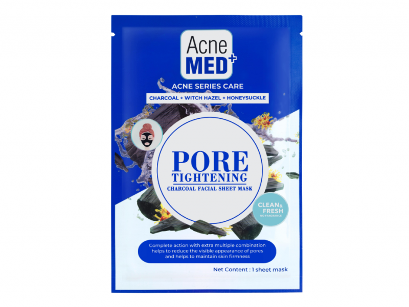  Acnemed Pore Tightening Charcoal Facial Sheet Mask